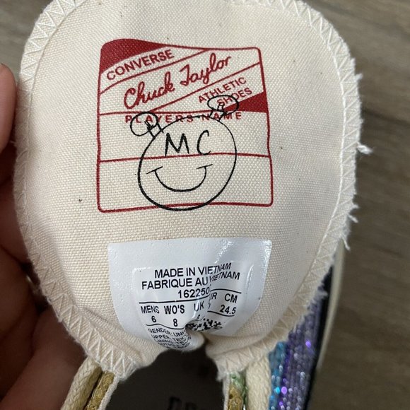 Converse x Miley Cyrus Chuck Taylor All Star 70 Hi Rainbow Women’s Size 8 - Picture 11 of 14